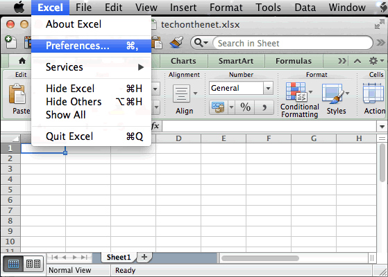 excel 2016 for mac ribbon